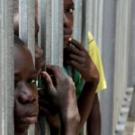 children behind bars